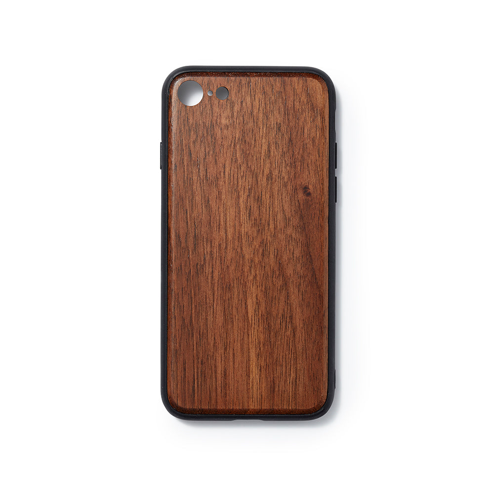 Wooden Iphone 7 and 8 back case walnut slimfit - Woodstylz