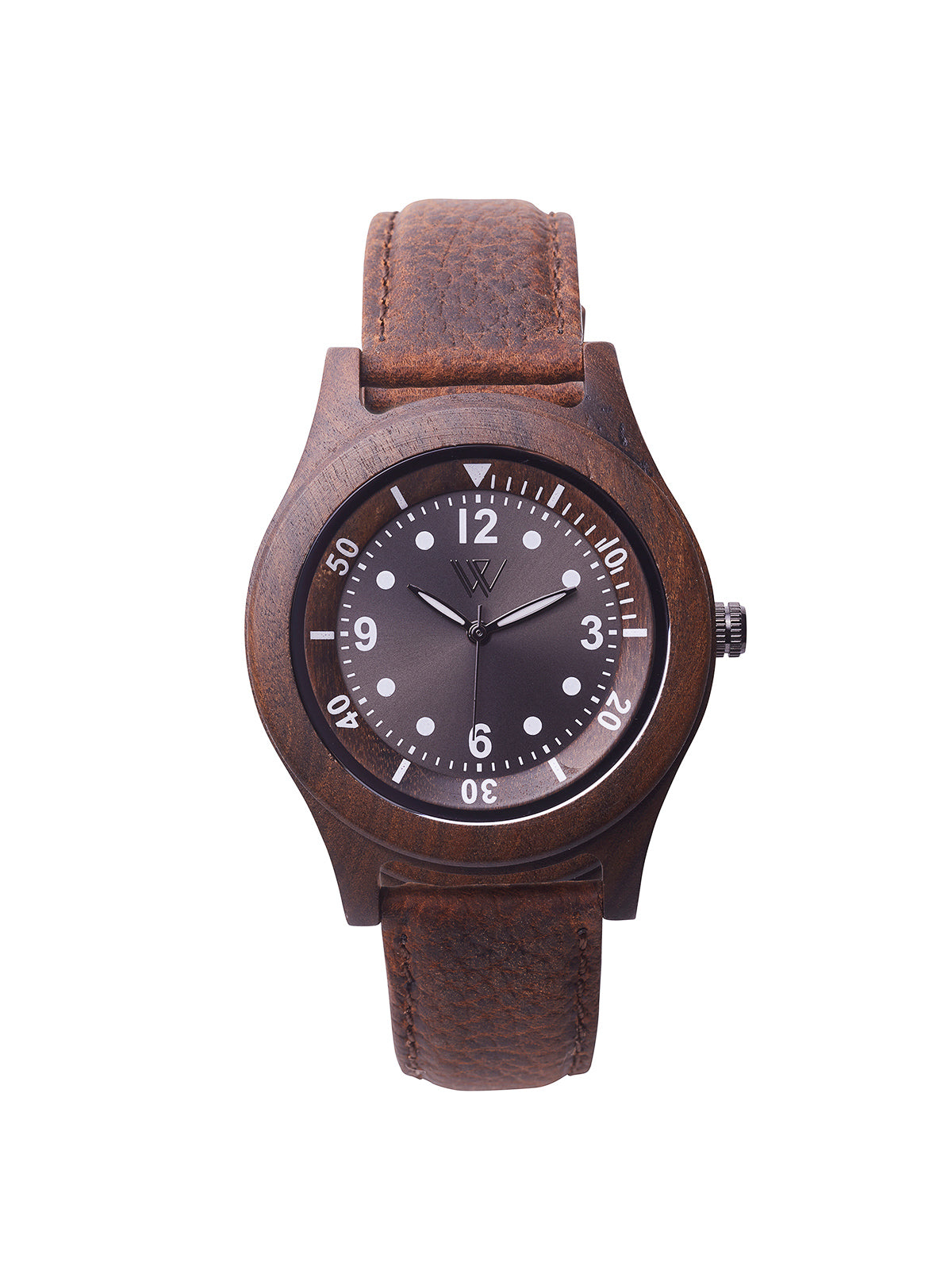 Wooden Watch Sandalwood and leather - Woodstylz