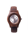 Wooden watch Koa wood and leather - Woodstylz