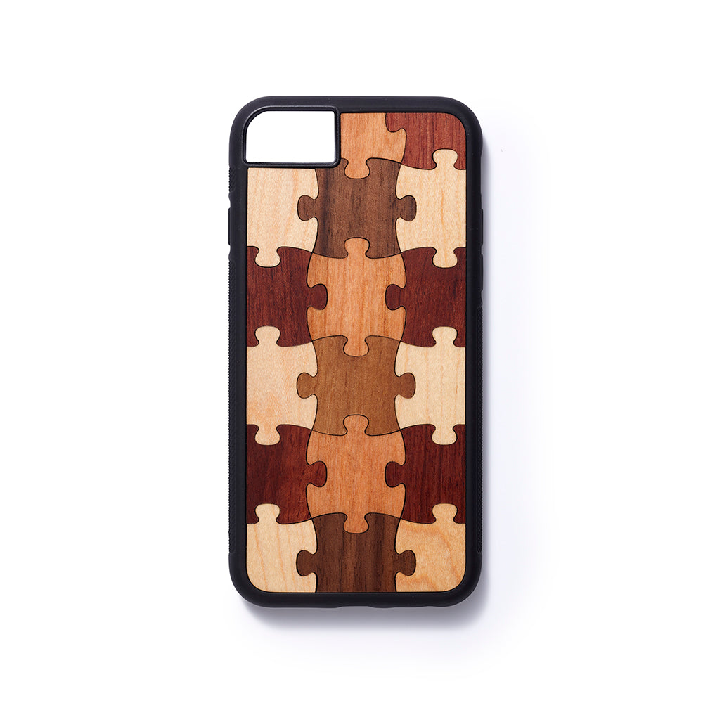 Wooden Iphone 6,7 and 8 back case puzzle - Woodstylz
